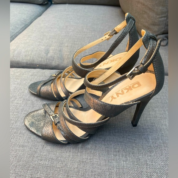DNKY strappy high heels sandals 7.5 - Picture 4 of 6